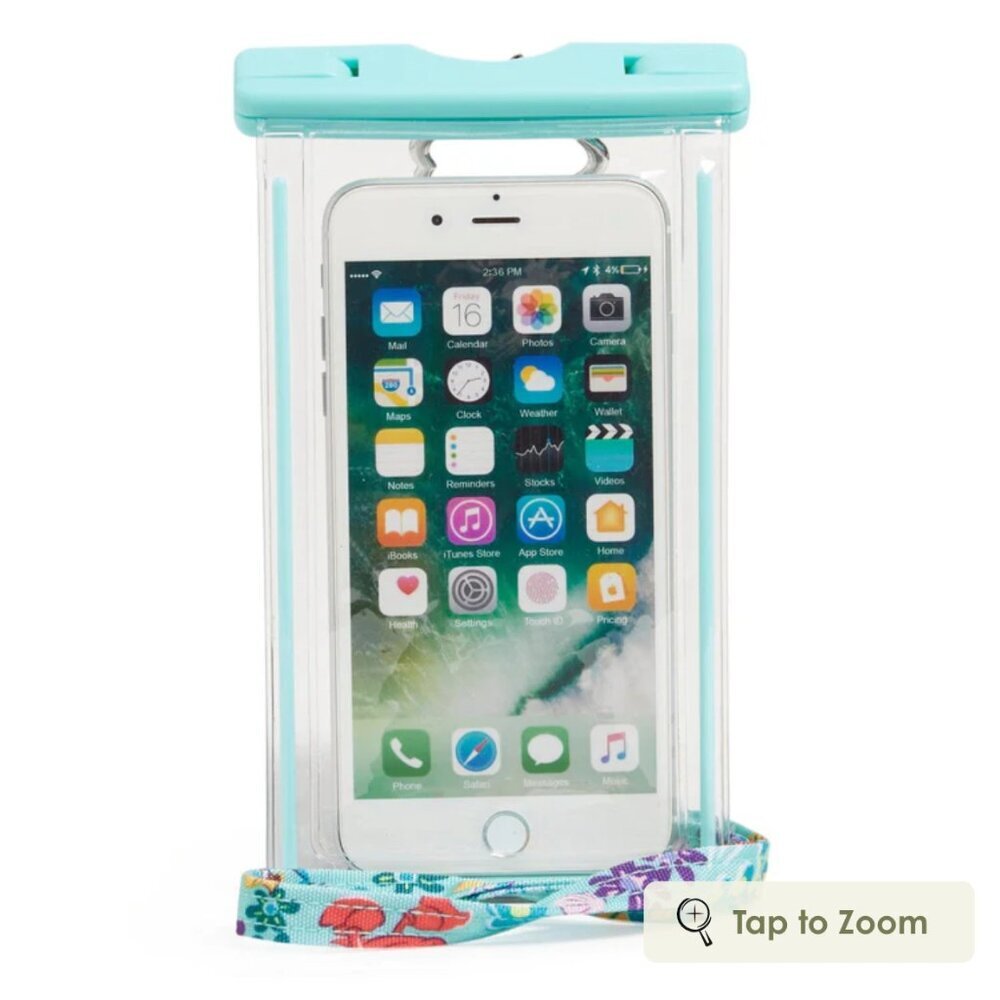 Vera Bradley Disney Little Mermaid Phone Pouch with Lanyard NWT